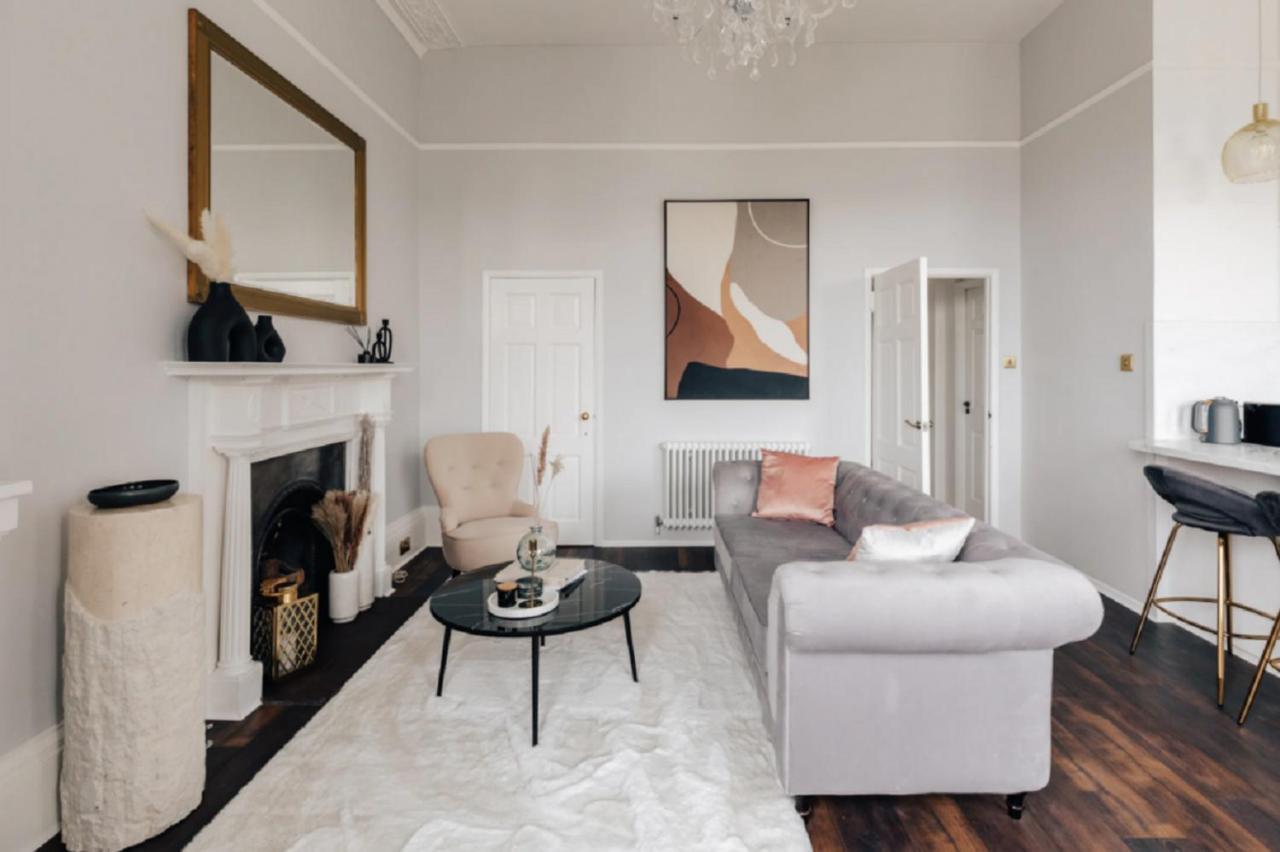 The Portland Apartment - Georgian Building With Parking Bath Exterior foto